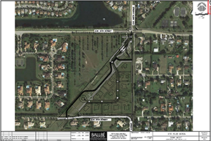 Aerial view of Zona West provided by Ballbe Associates, Davie, Florida